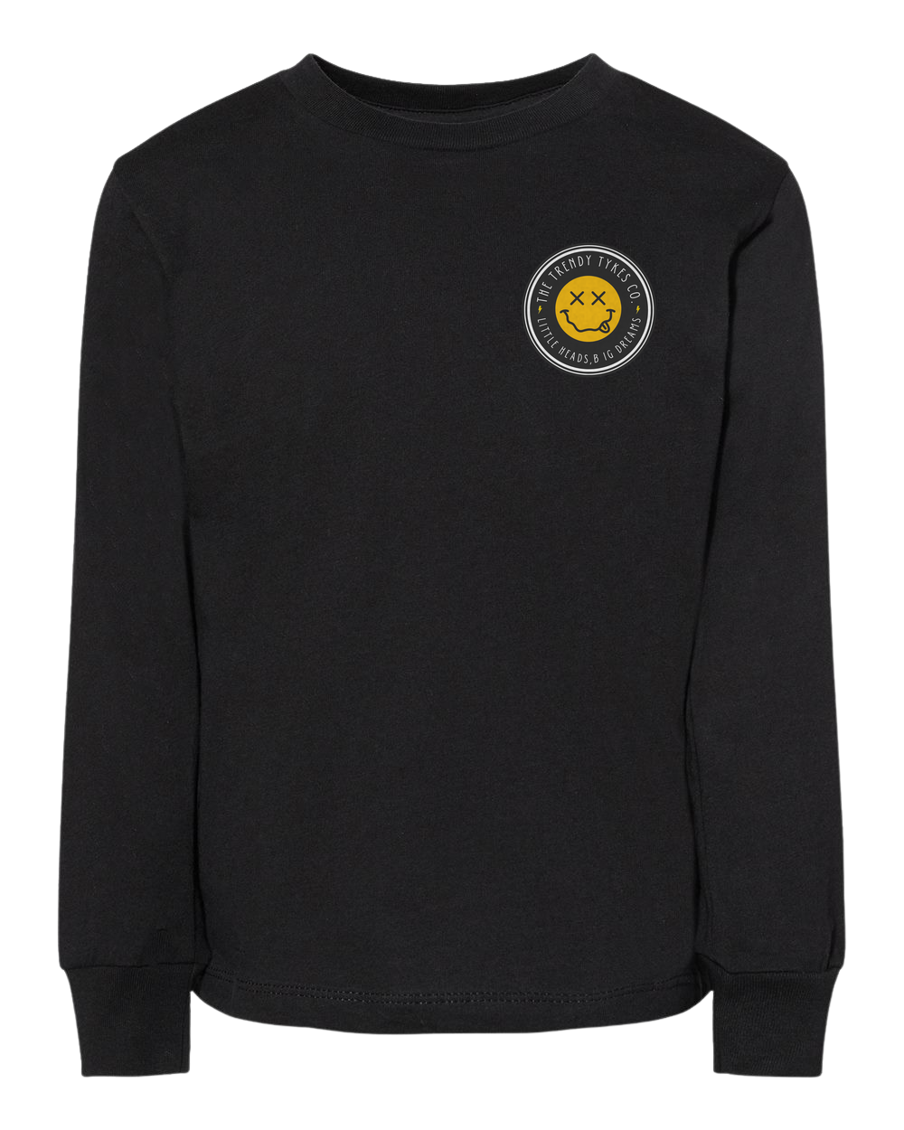 Crazy Smiley Logo Long Sleeve